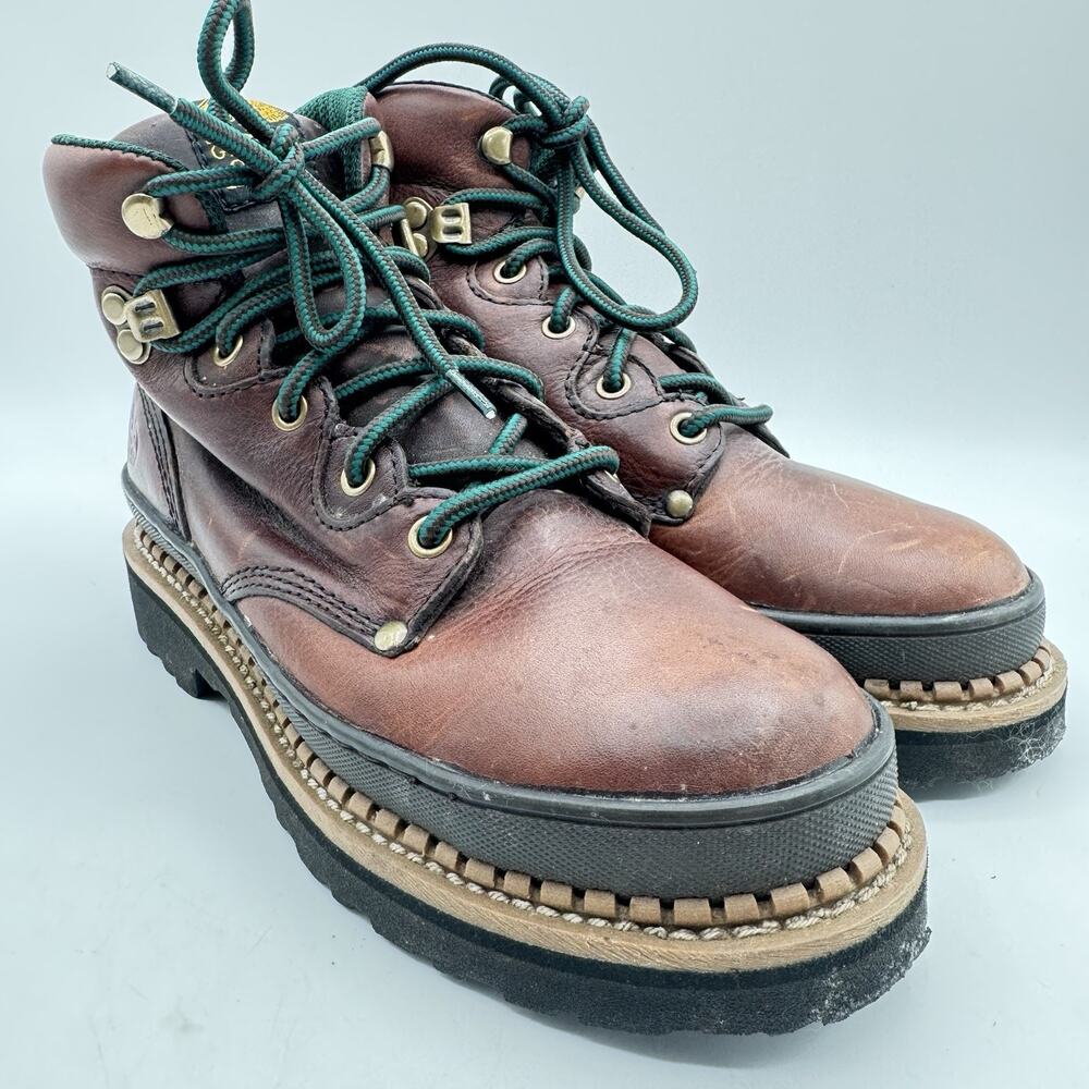 Georgia Giant Oil Resistant Steel Toe Work Boot F243-05 - Durable Leather Boots